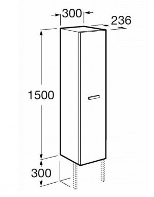 Мебель для ванной Roca Victoria Nord ZRU9000028 60 белая