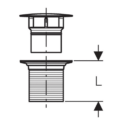 Донный клапан Geberit 152.080.21.1 для раковины