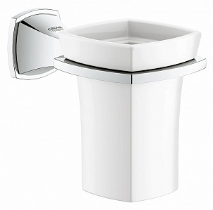 Стакан Grohe Grandera 40626000 с держателем, хром