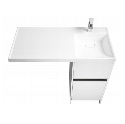 Мебельная раковина Aquaton Лондри 1A72223KLH010 105 R белый