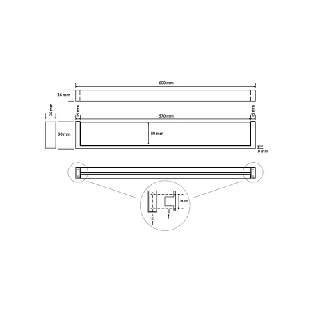 Полка Bemeta Gamma 145802312 60 хром