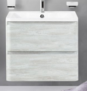 Тумба с раковиной BelBagno Albano ALBANO-700-2C-SO-RVB 70 подвесная, Rovere Vintage Bianco