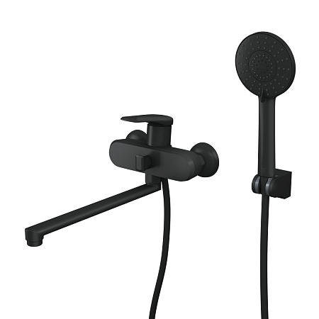 Смеситель для ванны и душа RUSH Nevis NE1735-51Black черный