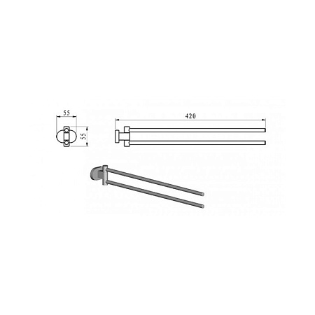 Набор для ванной Ravak Chrome 70508025