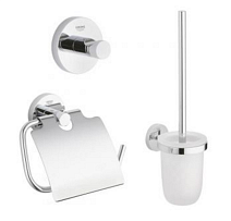 Набор аксессуаров Grohe Basic Essentials 40407001 3 предмета, хром Набор аксессуаров Grohe Basic Essentials 40407001 3 предмета, хром