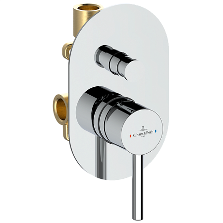 Смеситель Villeroy & Boch Liberty TVS10700200061 для ванны с душем, хром