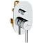Смеситель Villeroy & Boch Liberty TVS10700200061 для ванны с душем, хром