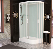 Душевая кабина Frank F418L М White 100x80x220 L белый Душевая кабина Frank F418L М White 100x80x220 L белый