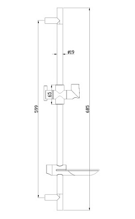 Душевая штанга Lemark LM8062C