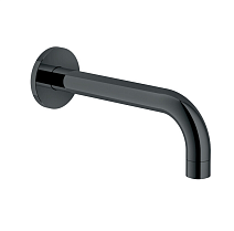 Излив Nobili AV00158/36FLP для ванны, черный глянцевый Излив Nobili AV00158/36FLP для ванны, черный глянцевый