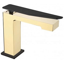 Смеситель Boheme Q 141-GB.2 для раковины, золото/черный