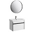 Тумба с раковиной Aqwella Urban URB0108W 80 белый - фото 3