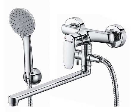 Смеситель WasserKRAFT Vils 5602L для ванны с длинным изливом, хром