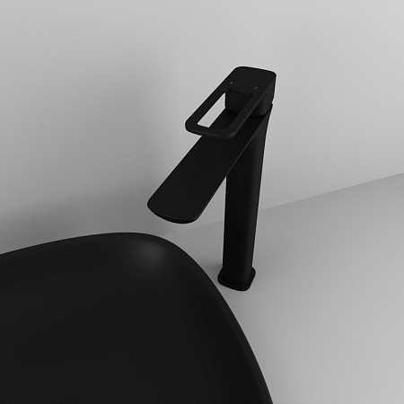 Смеситель IDDIS Slide SLIBL01i01 для раковины-чаши, черный