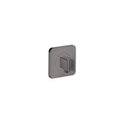Шланговое подключение Axor Citterio 36724340 с держателем душа, шлифованный черный хром Шланговое подключение Axor Citterio 36724340 с держателем душа, шлифованный черный хром