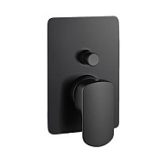 Смеситель Palazzani Mis 56119938 для ванны с душем на 2 потребителя, черный матовый