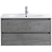 Тумба с раковиной BelBagno Kraft KRAFT-900-2C-SO-CG 90 cemento grigio Тумба с раковиной BelBagno Kraft KRAFT-900-2C-SO-CG 90 cemento grigio