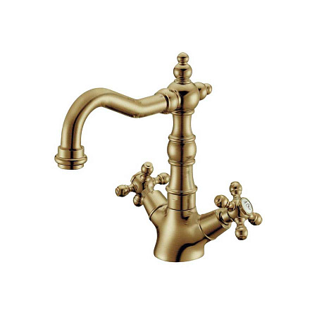 Смеситель Boheme Medici Presente 312 для раковины, бронза