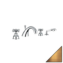 Смеситель Emmevi Deco Classic 12120BR для ванны с душем, бронза Смеситель Emmevi Deco Classic 12120BR для ванны с душем, бронза