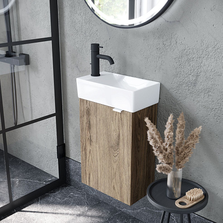Тумба с раковиной Sancos Mini MN35ECHL дуб чарльстон