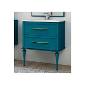 Тумба с раковиной Cezares Tiffany 54950 75 Blu Petrolio
