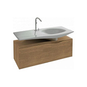 Тумба под раковину Jacob Delafon Stillness EB2000-P6 120 см, 1 ящик, натуральный дуб