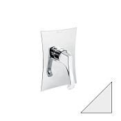 Смеситель Emmevi Ares 76009BIO для душа, белый матовый