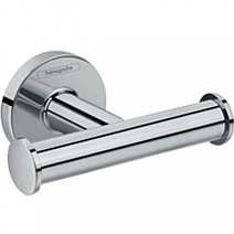 Крючок Hansgrohe Logis Universal 41725000 двойной, хром Крючок Hansgrohe Logis Universal 41725000 двойной, хром