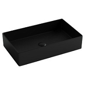 Раковина накладная Ceramica Nova Element CN6070MB 60.1x36.1x13 черный матовый