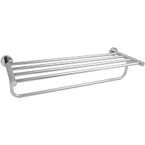 Полка для полотенец со штангой Aquatek AQ4015CR хром