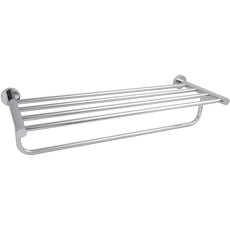 Полка для полотенец со штангой Aquatek AQ4015CR хром