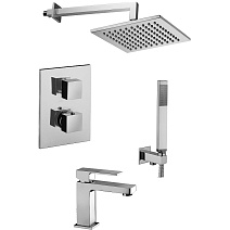 Душевой комплект Paffoni Elle KITLEQ518CR071 хром