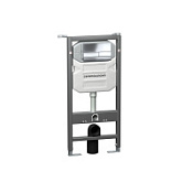 Инсталляция Ceramica Nova Envision/Flat CN1002CH с кнопкой смыва, хром