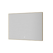 Зеркало Armadi Art Modern 543-100-MG 100х70 с подсветкой, золото матовое