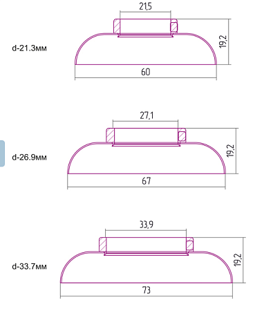 Отражатель декоративный Сунержа 00-1028-0002 хром