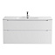 Тумба с раковиной BelBagno Etna ETNA-H60-1000-2C-SO-RN-P 120 Bianco Lucido
