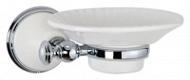 Мыльница Tiffany World Harmony TWHA106bi/cr хром/белый