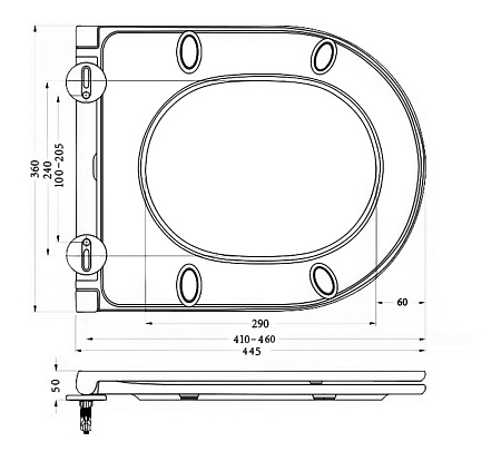 Крышка-сиденье для унитаза BelBagno BB902SC микролифт