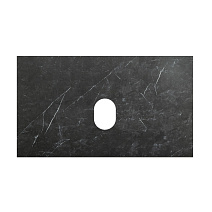 Столешница BelBagno KEP-80-MNO-W0 80 без отверстия под смеситель Marmo Nero Opaco