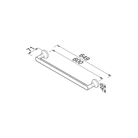 Полотенцедержатель Geesa Tone 917307-04-60 золото