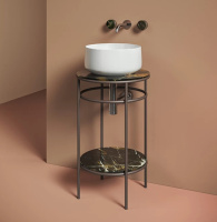 Консоль с раковиной ArtCeram Vogue ACA058 56 44 moka