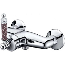 Смеситель Boheme Vogue 224-MR-CH для душа, хром/шоколадный Murano