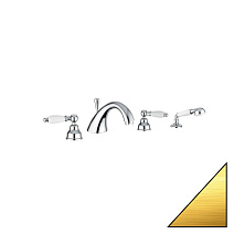 Смеситель Emmevi Deco Ceramic 121120OR для ванны с душем, золото