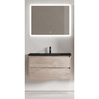 Мебель для ванной Sancos Libra 90 LB90EG дуб галифакс натуральный/черный