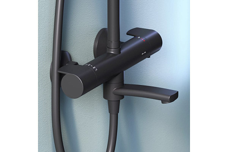 Душевая стойка Am.Pm X-Joy F0785A522 черный