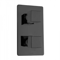 Смеситель Bossini Cube Z00062.073 для ванны с душем (внешняя часть), черный матовый