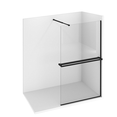 Полка-вешалка Niagara Nova NG9075B 90 черный матовый