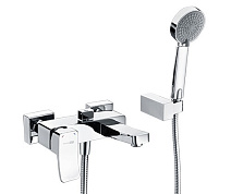 Смеситель WasserKRAFT Aller 1061 для ванны с коротким изливом, хром