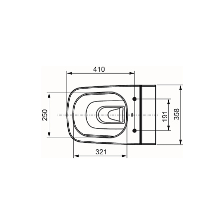 Унитаз подвесной Tece TECEone 9700204 без функции биде