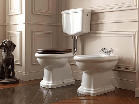 Крышка-сиденье Kerasan Retro 109140noc/oro